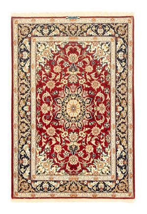 Persisk tæppe - Isfahan - Premium - 158 x 110 cm - rød