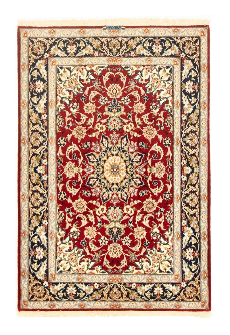 Persisk tæppe - Isfahan - Premium - 158 x 110 cm - rød