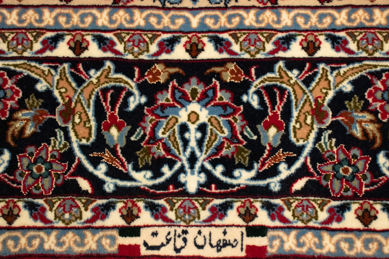 Persisk tæppe - Isfahan - Premium - 161 x 109 cm - rød