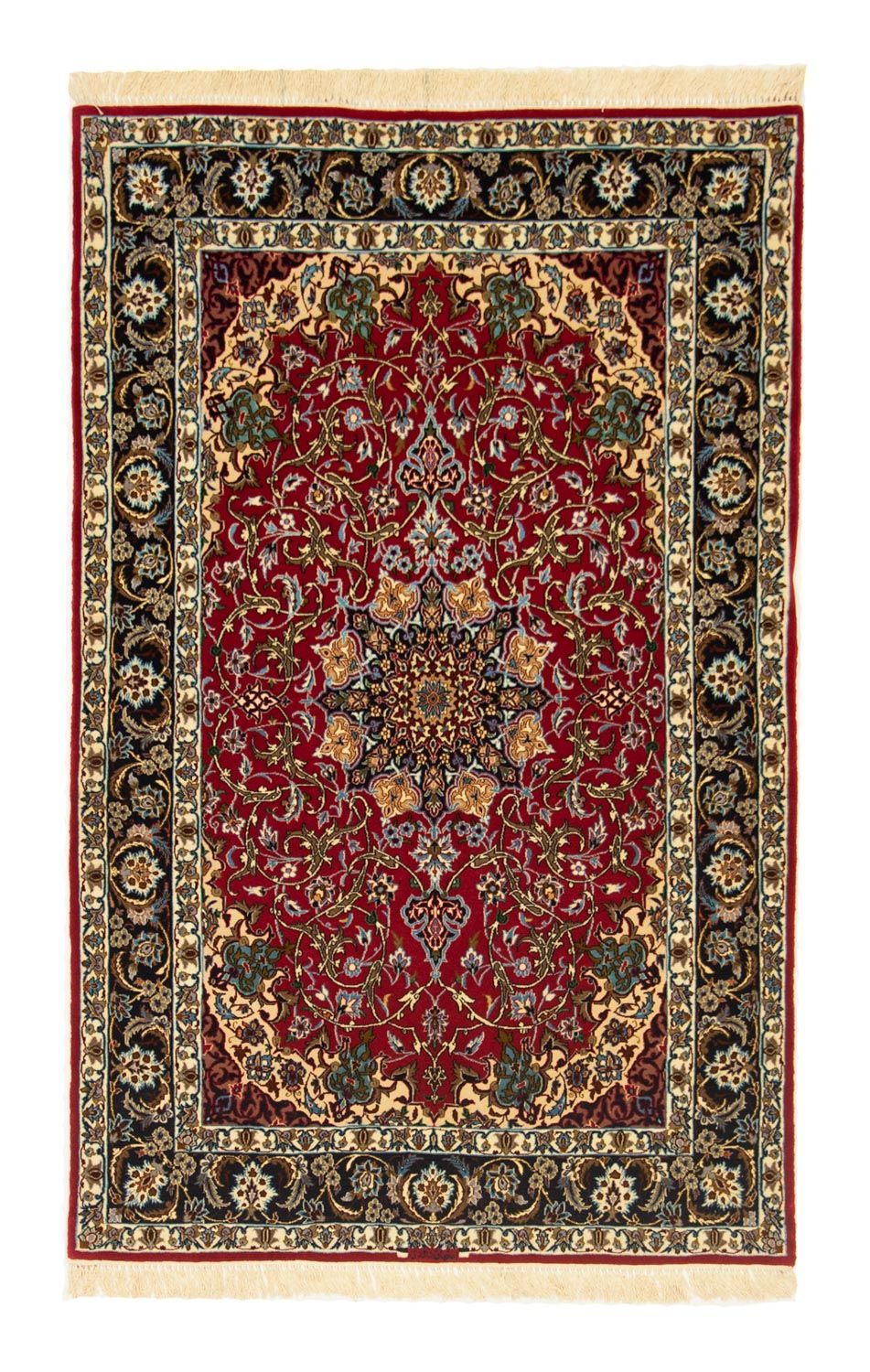 Persisk tæppe - Isfahan - Premium - 170 x 107 cm - rød