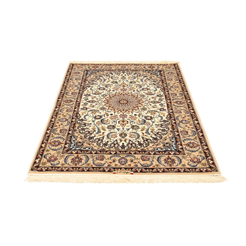 Persisk tæppe - Isfahan - Premium - 160 x 109 cm - beige