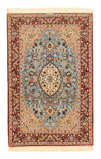 Persisk tæppe - Isfahan - Premium - 172 x 112 cm - lyseblå
