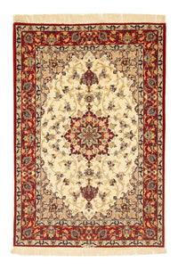 Persisk tæppe - Isfahan - Premium - 163 x 111 cm - beige