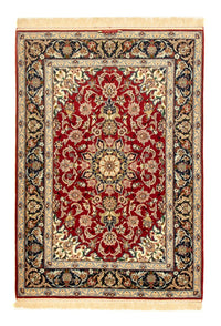 Persisk tæppe - Isfahan - Premium - 162 x 111 cm - rød