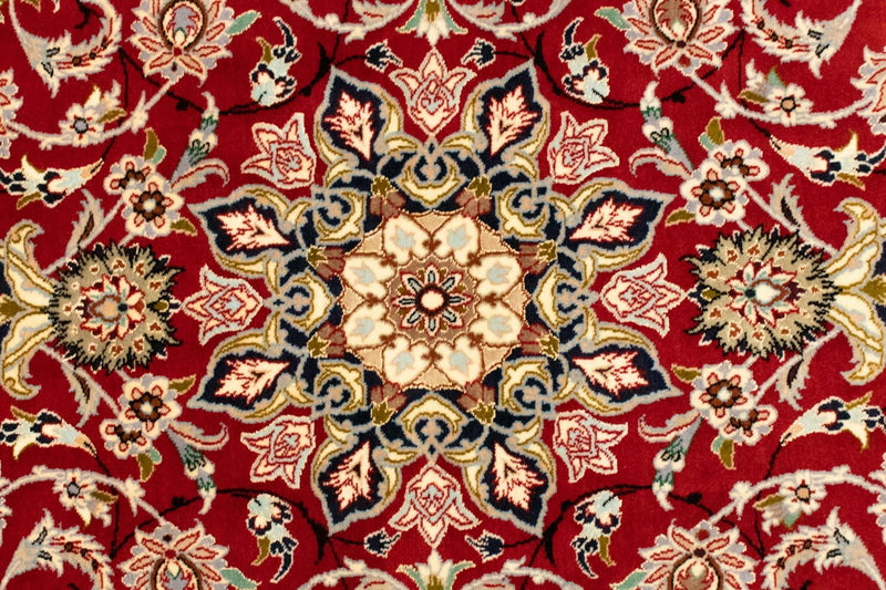 Persisk tæppe - Isfahan - Premium - 162 x 111 cm - rød