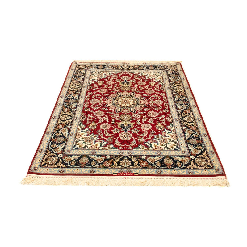 Persisk tæppe - Isfahan - Premium - 162 x 111 cm - rød