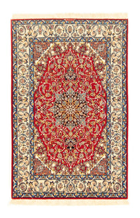 Persisk tæppe - Isfahan - Premium - 162 x 107 cm - rød