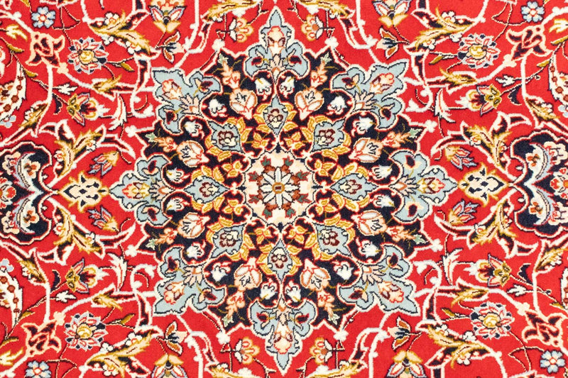 Persisk tæppe - Isfahan - Premium - 162 x 107 cm - rød