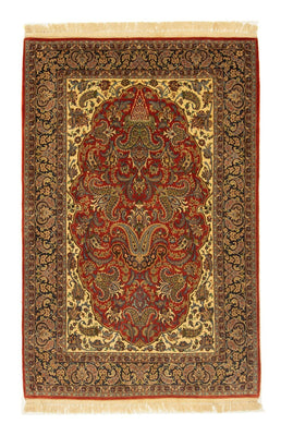 Persisk tæppe - Isfahan - Premium - 171 x 111 cm - rød