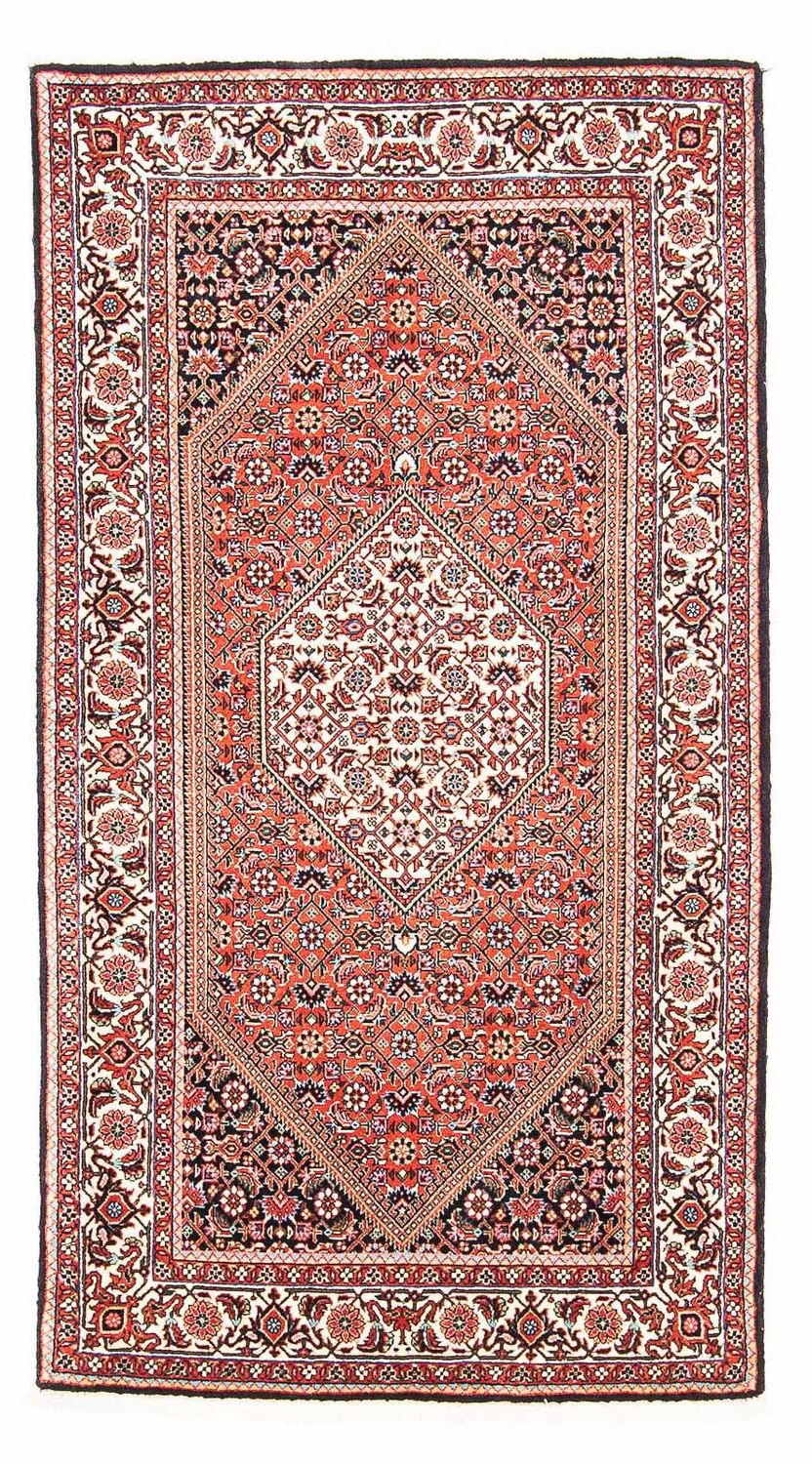 Persisk tæppe - Bijar - 154 x 82 cm - rød