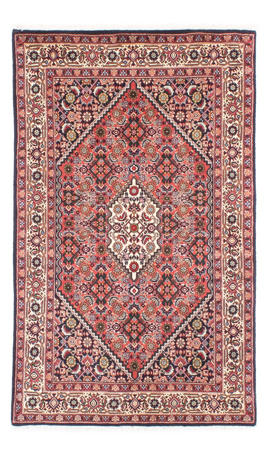 Persisk tæppe - Bijar - 165 x 98 cm - lysrød