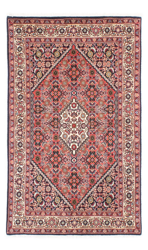 Persisk tæppe - Bijar - 165 x 98 cm - lysrød