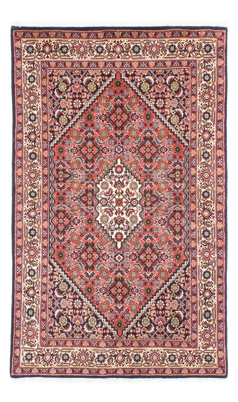 Persisk tæppe - Bijar - 165 x 98 cm - lysrød