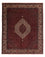 Persisk tæppe - Bijar - 257 x 204 cm - mørkerød