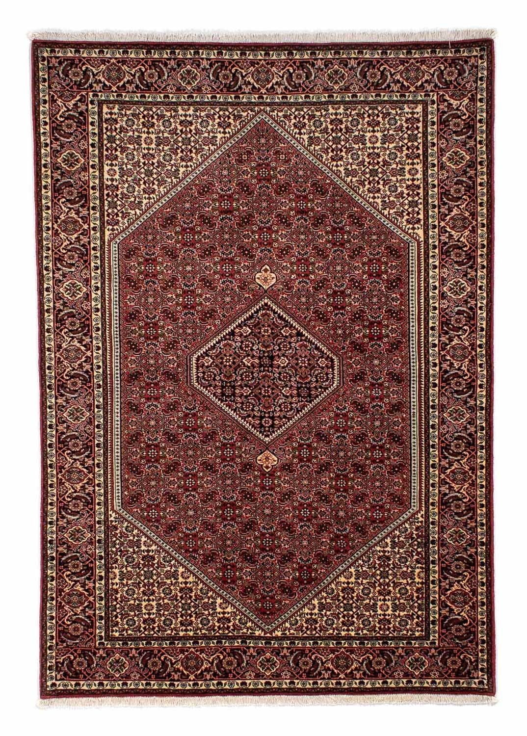 Persisk tæppe - Bijar - 242 x 170 cm - brun