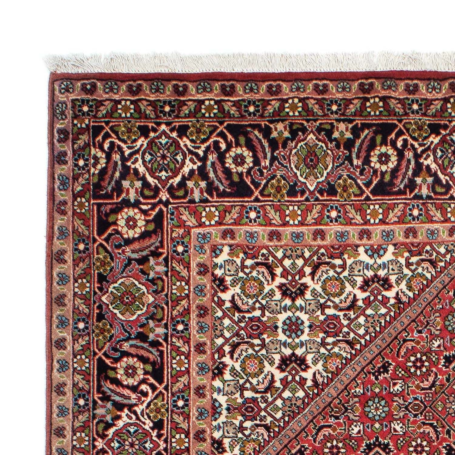 Persisk tæppe - Bijar - 224 x 141 cm - lysrød