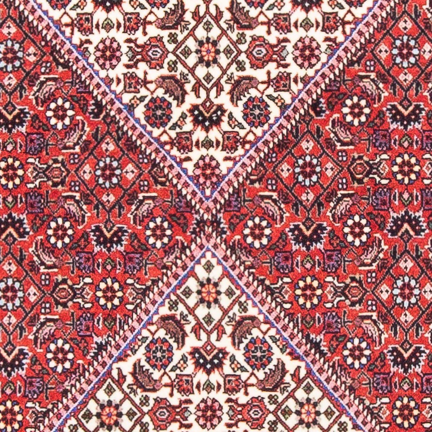 Persisk tæppe - Bijar - 166 x 77 cm - rød