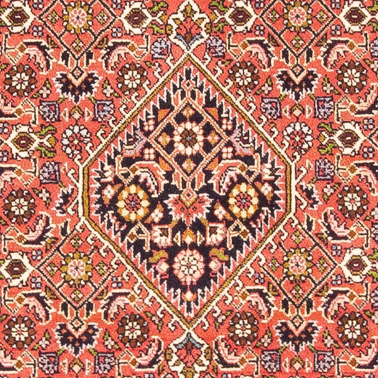 Persisk tæppe - Bijar - 140 x 87 cm - lysrød