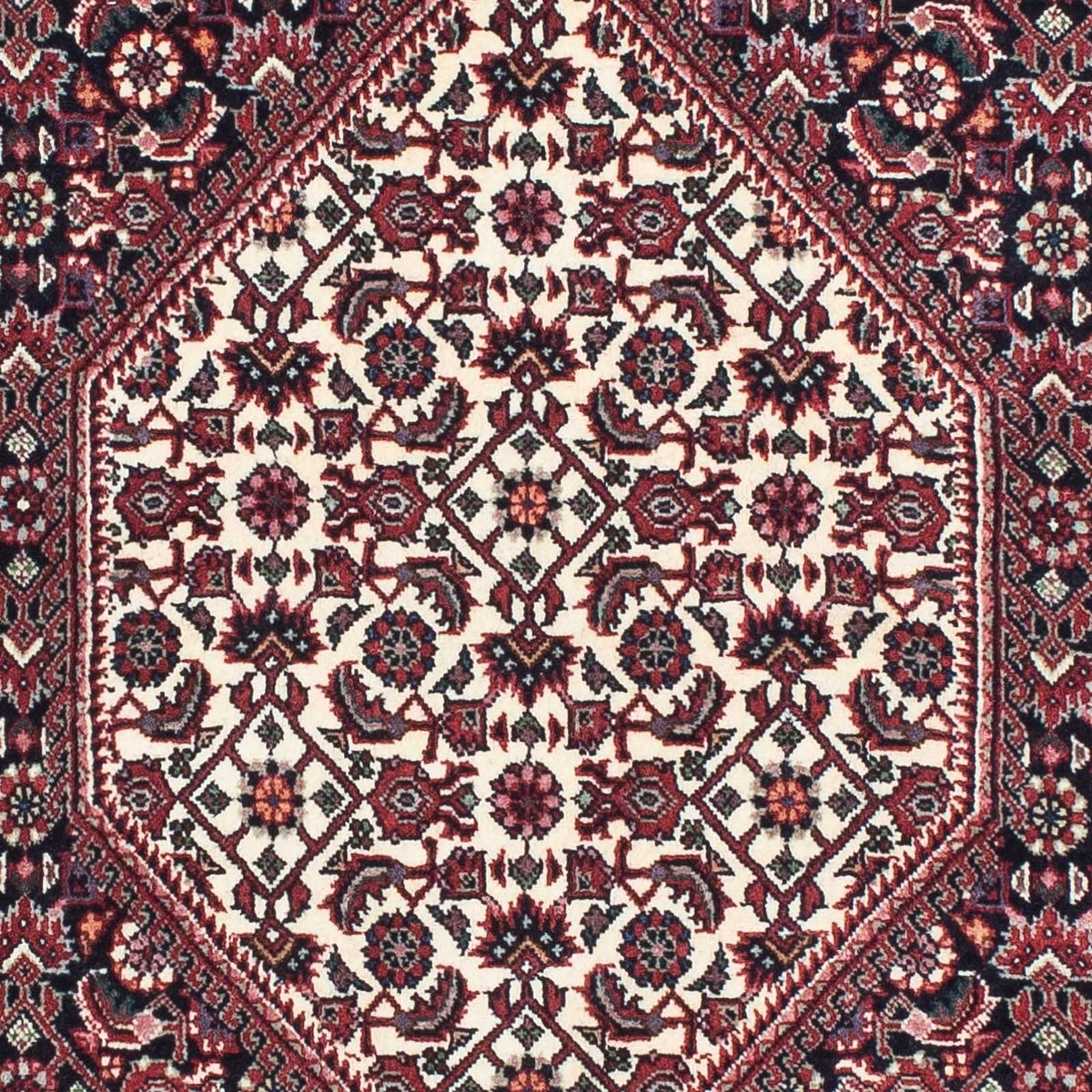 Løber Persisk tæppe - Bijar - 206 x 73 cm - mørkeblå