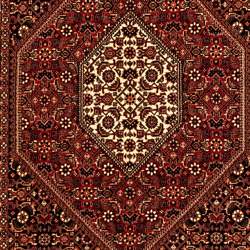 Løber Persisk tæppe - Bijar - 296 x 83 cm - mørkerød