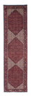 Løber Persisk tæppe - Bijar - 313 x 83 cm - mørkerød