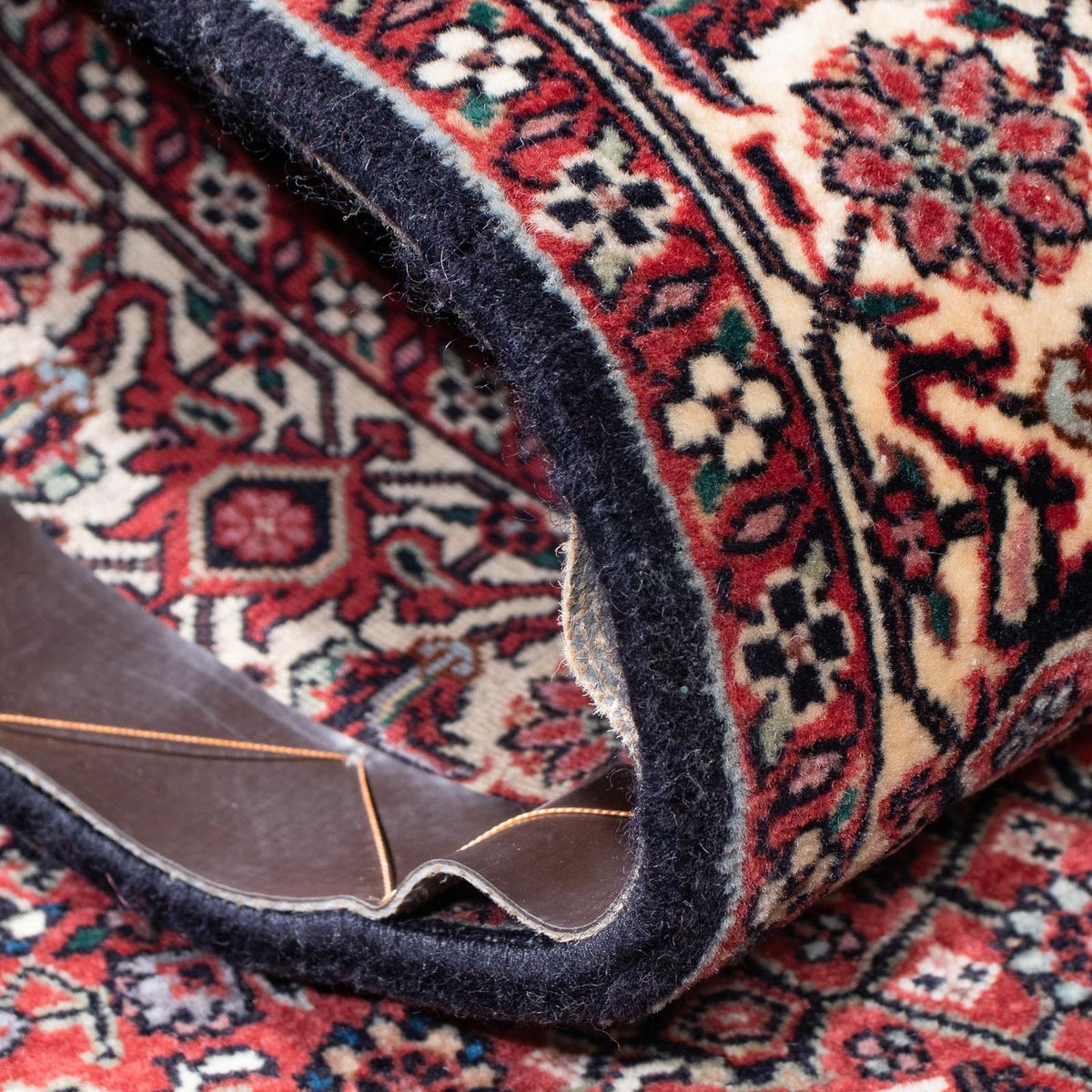 Løber Persisk tæppe - Bijar - 207 x 74 cm - mørkeblå