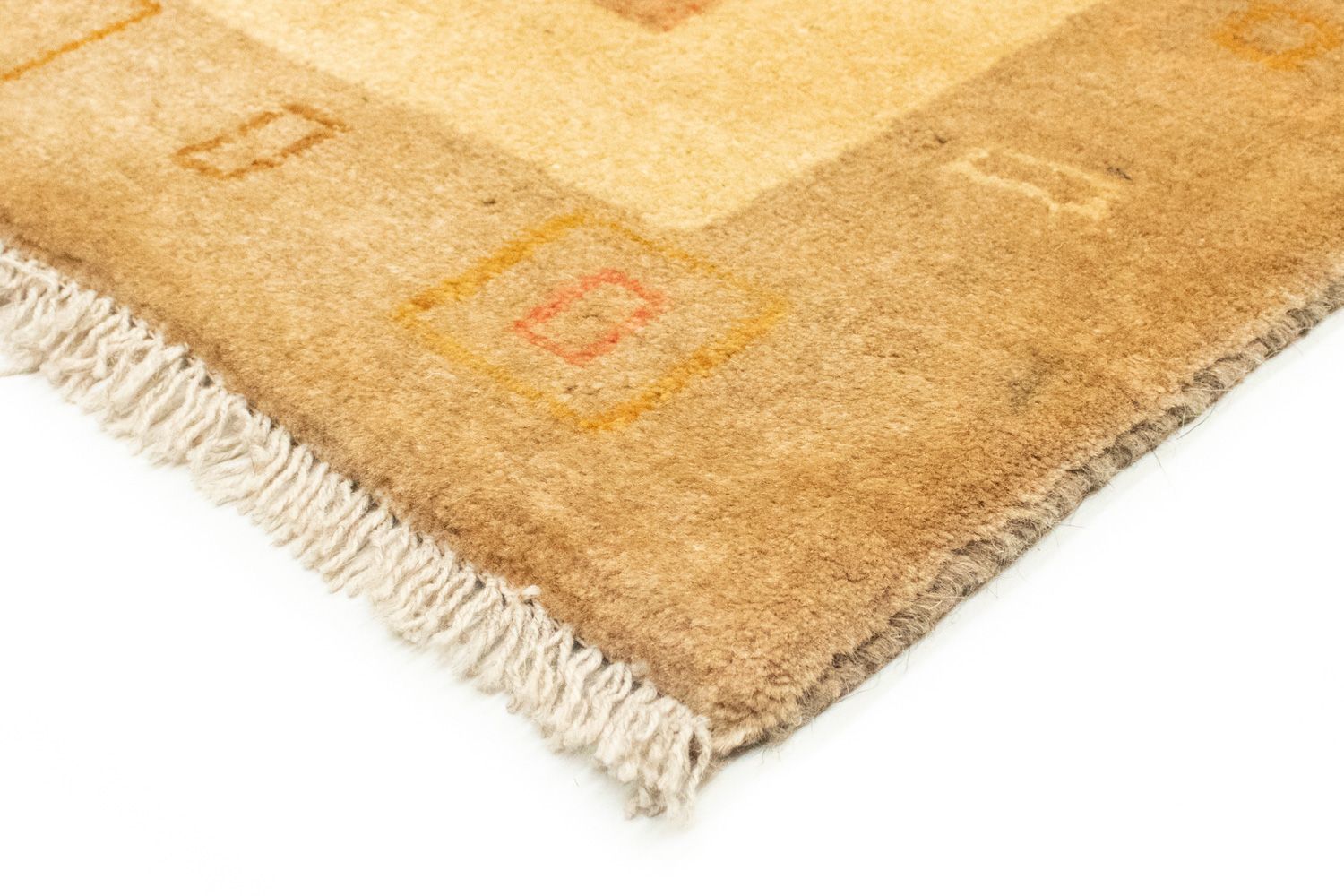 Gabbeh-tæppe - Persisk - 174 x 121 cm - guld