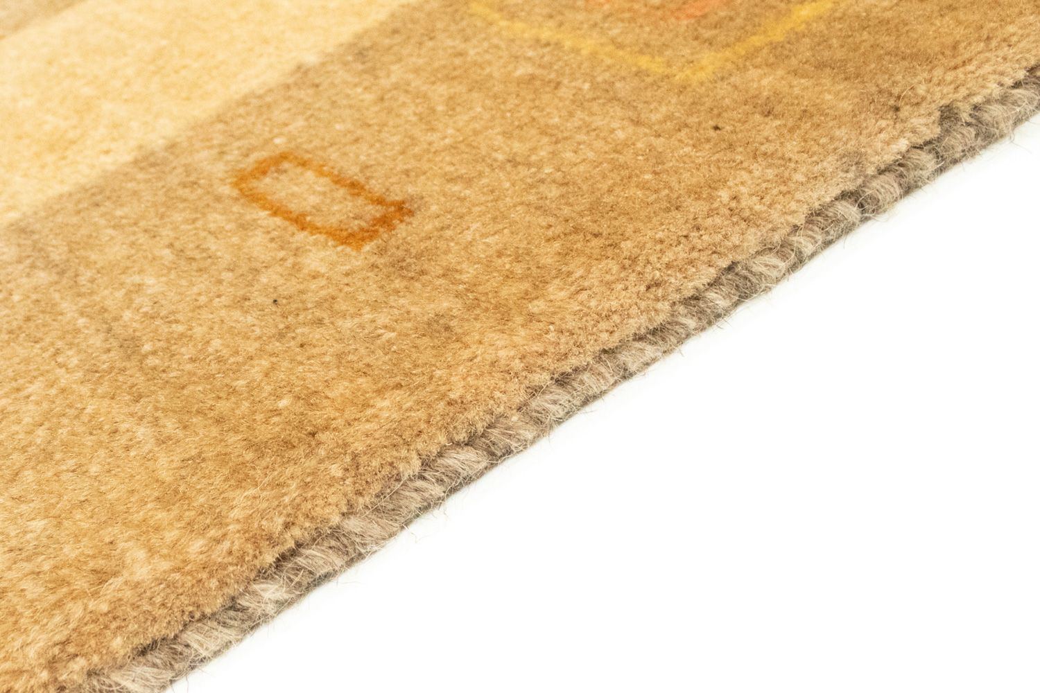 Gabbeh-tæppe - Persisk - 174 x 121 cm - guld
