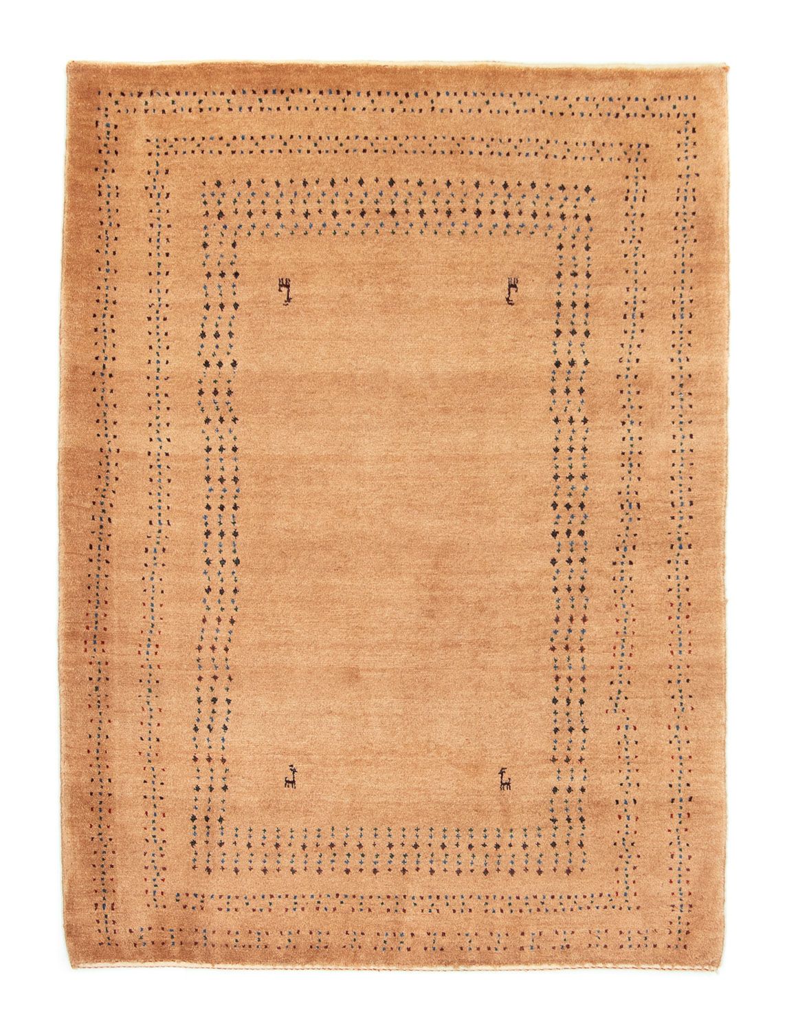 Gabbeh-tæppe - Persisk - 197 x 154 cm - rød