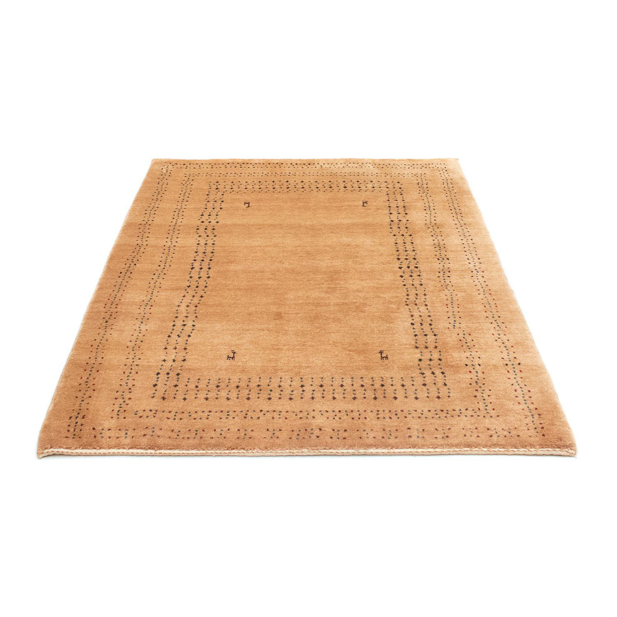 Gabbeh-tæppe - Persisk - 197 x 154 cm - rød