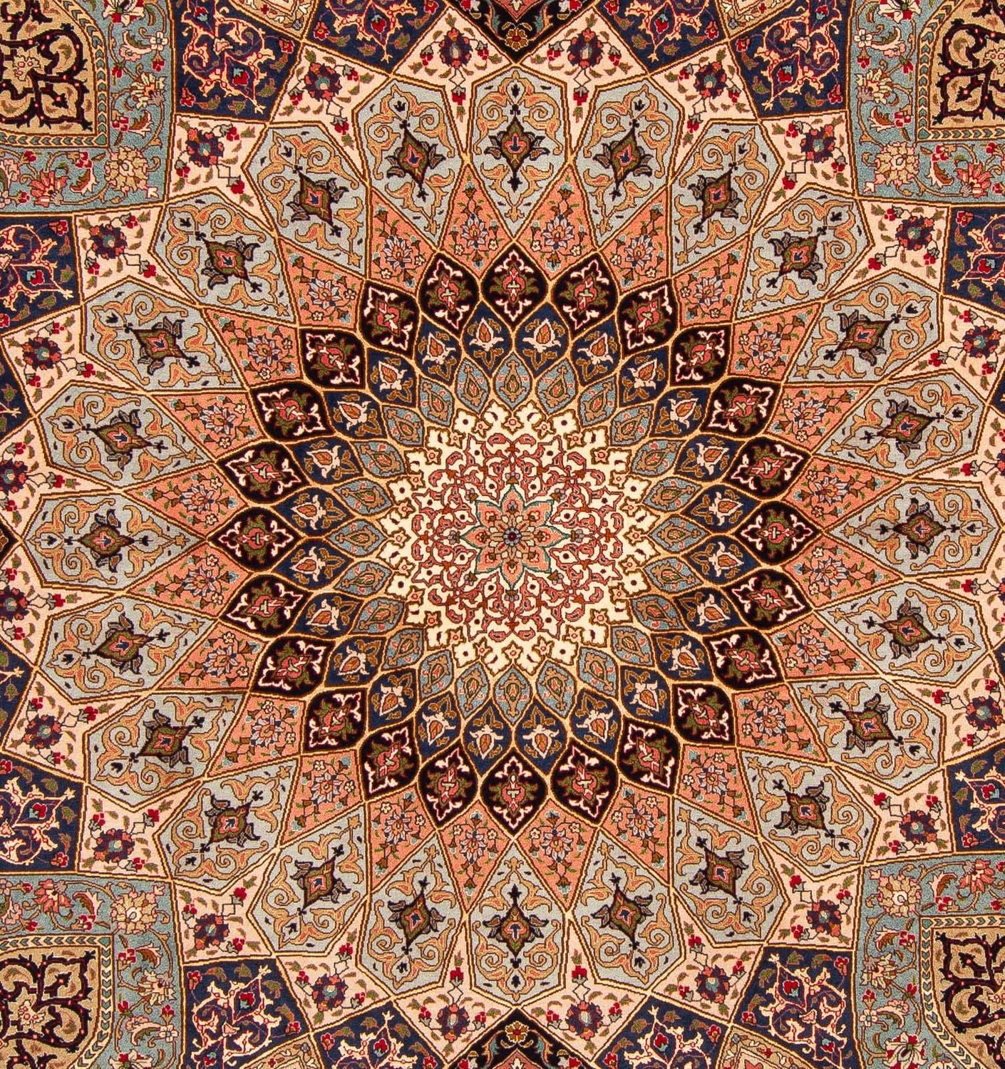 Persisk tæppe - Tabriz - Royal - 242 x 205 cm - flerfarvet