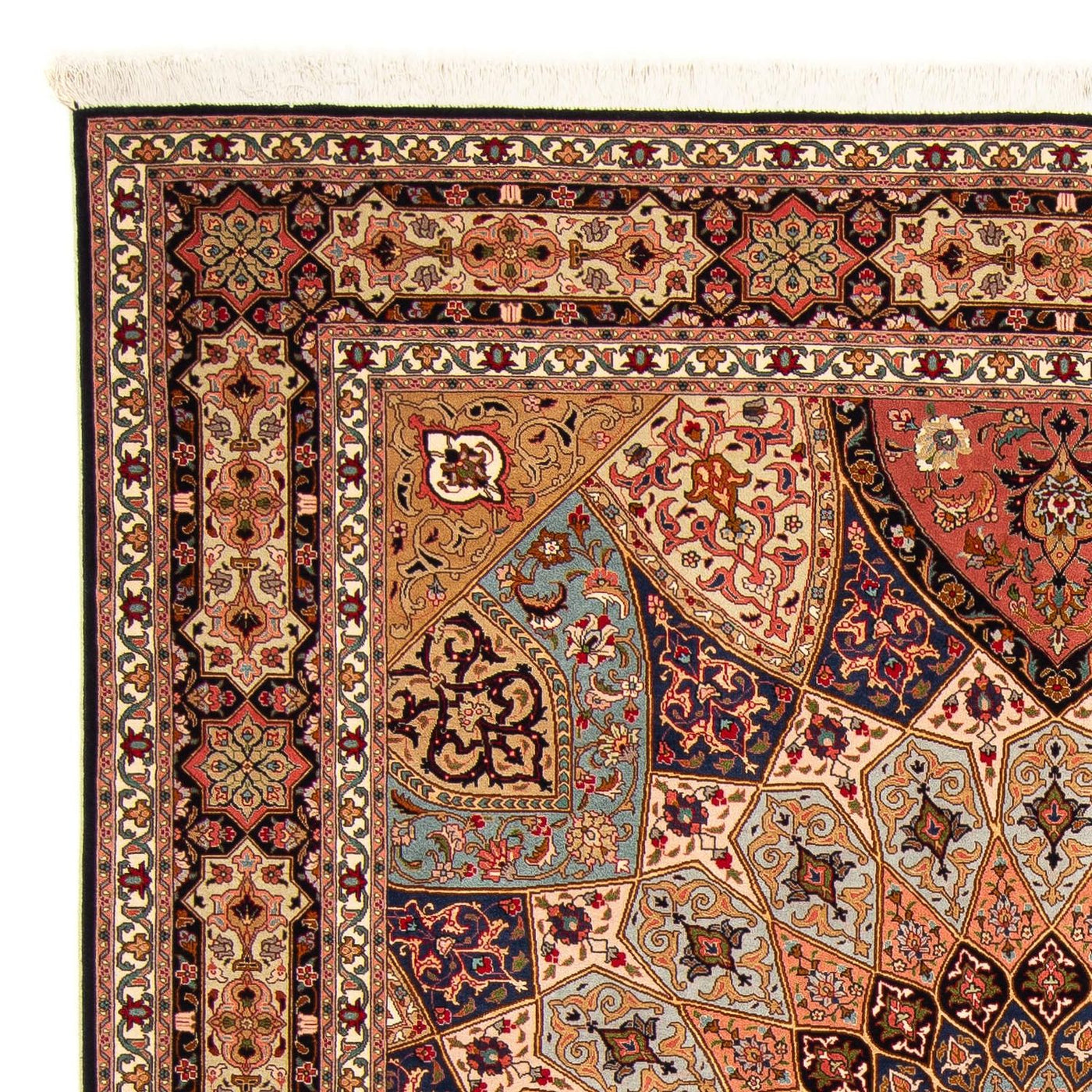Tabriz - 50 Raj Tæppe 242x205cm - Persisk tæppe