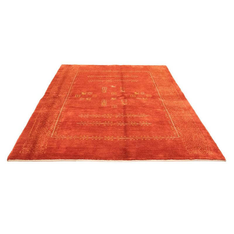 Gabbeh-tæppe - Persisk - 228 x 165 cm - rød
