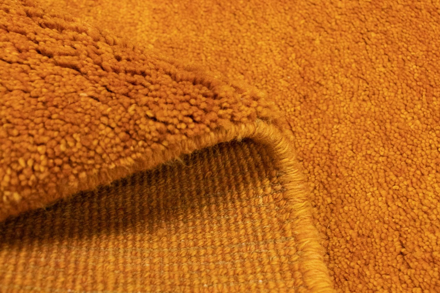 Gabbeh-tæppe - Persisk - 131 x 80 cm - guld