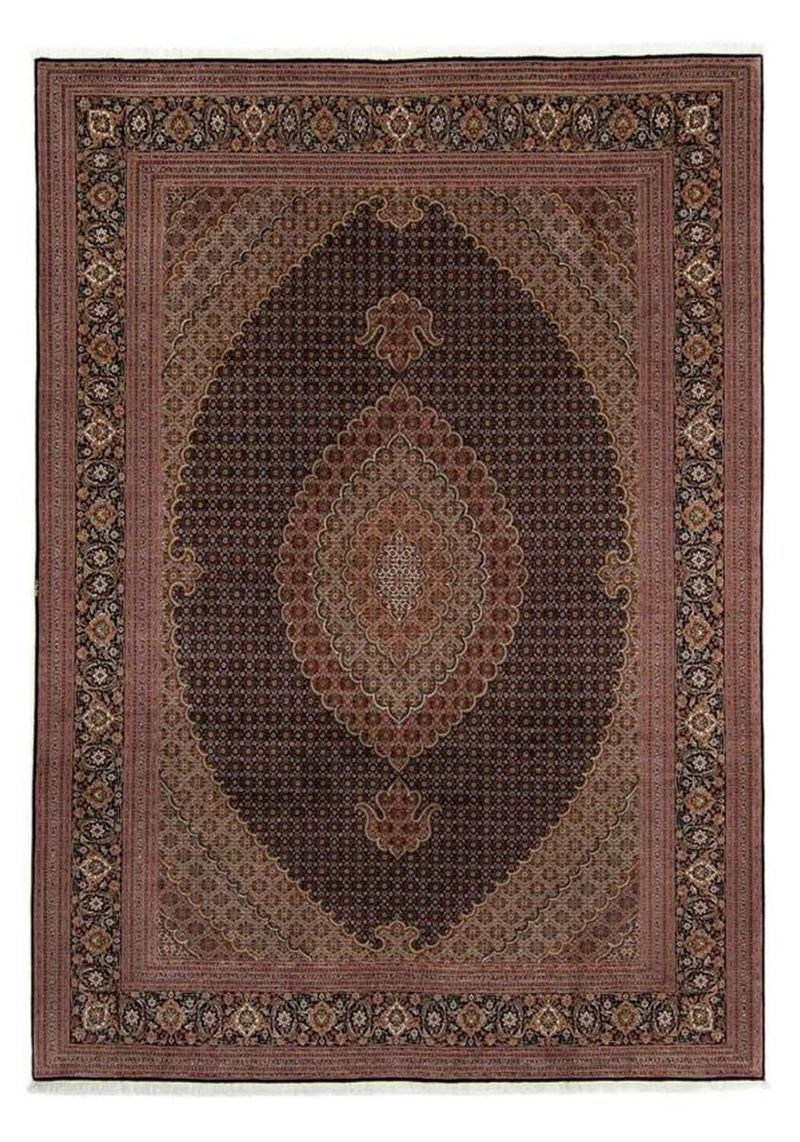 Persisk tæppe - Tabriz - 346 x 252 cm - brun