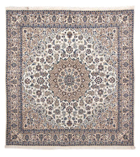 Persisk tæppe - Nain - Royal firkantet  - 210 x 202 cm - beige