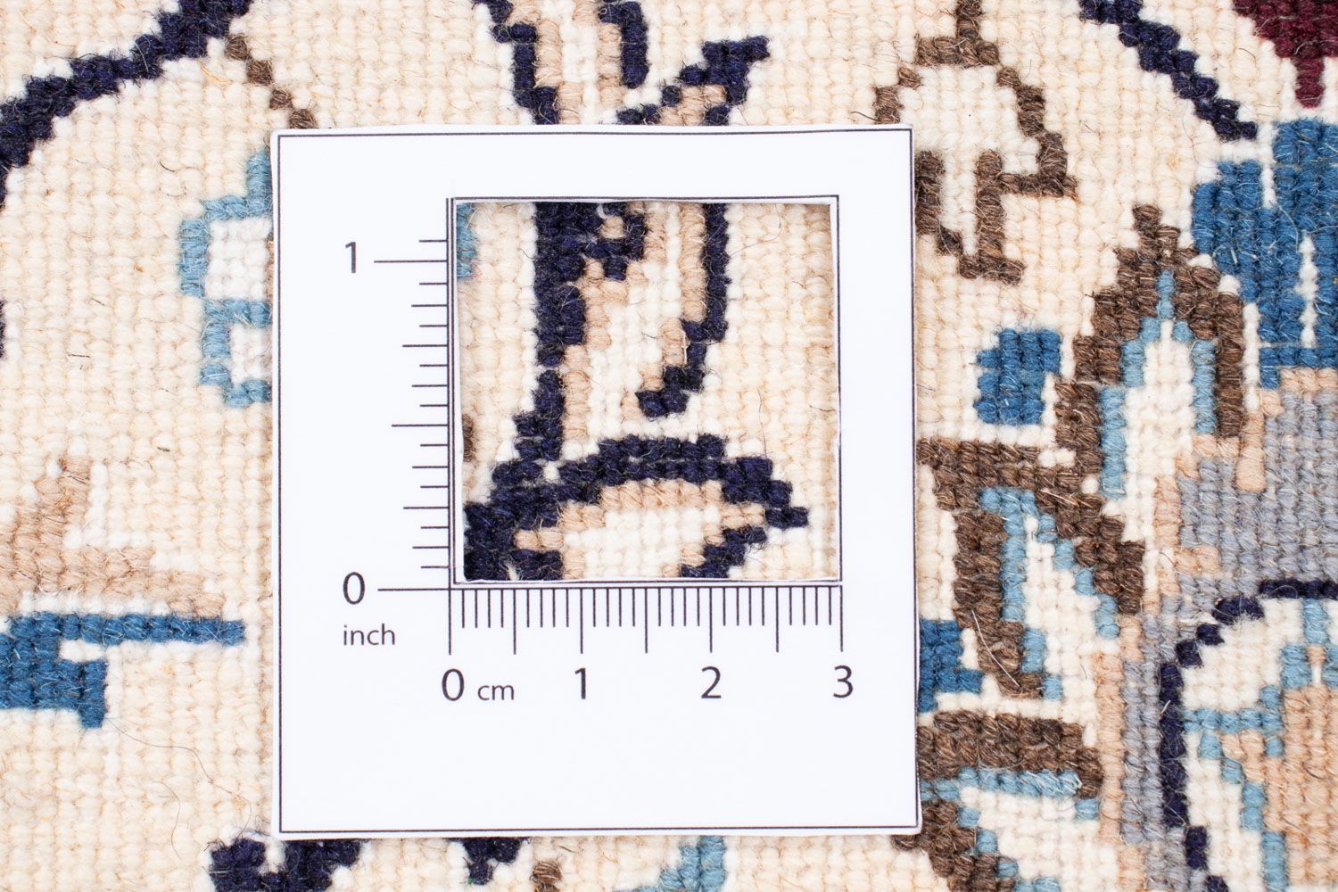 Persisk tæppe - Nain - Royal firkantet  - 210 x 202 cm - beige