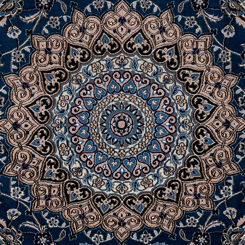 Persisk tæppe - Nain - Royal - 348 x 245 cm - mørkeblå