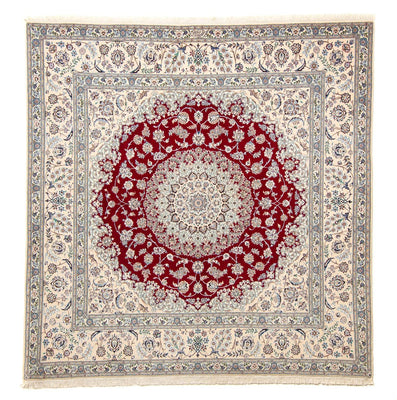 Persisk tæppe - Nain - Premium firkantet  - 205 x 202 cm - beige