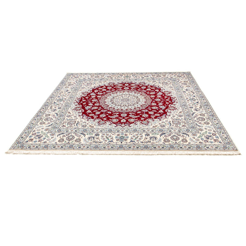 Persisk tæppe - Nain - Premium firkantet  - 205 x 202 cm - beige