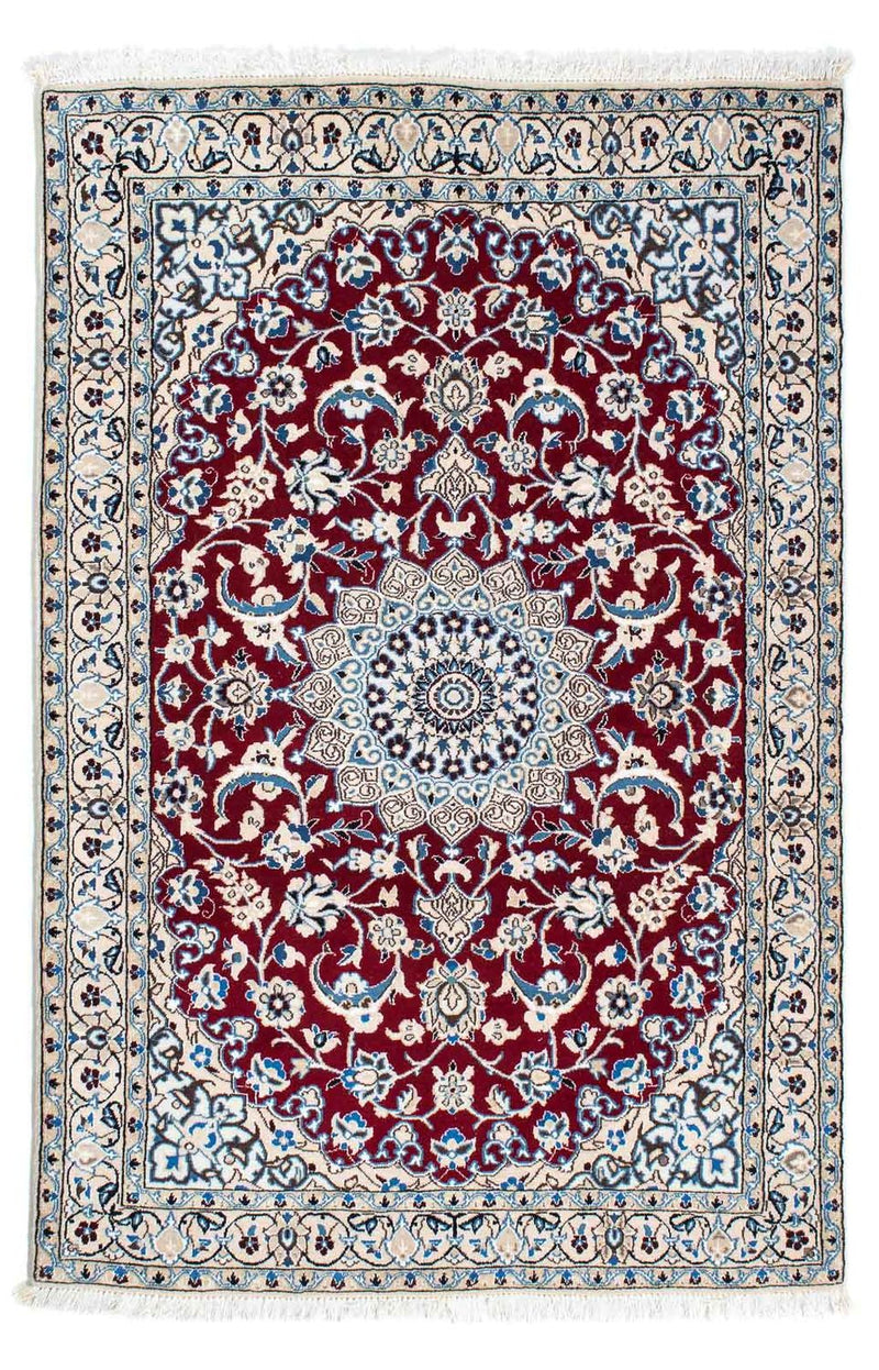 Persisk tæppe - Nain - Royal - 172 x 112 cm - mørkerød