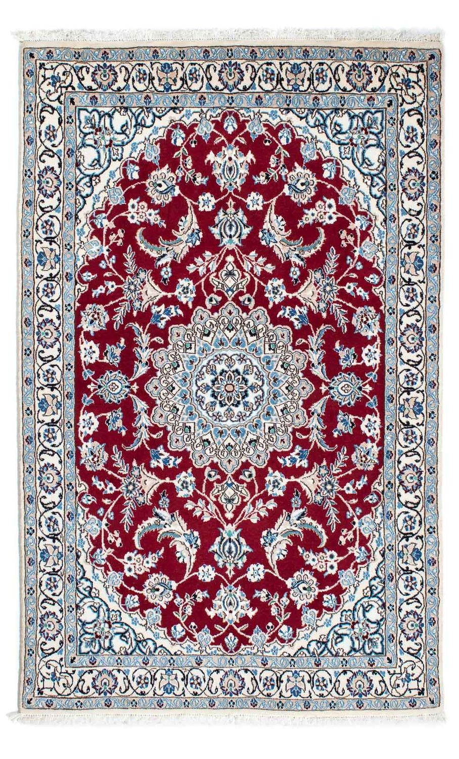 Persisk tæppe - Nain - Royal - 187 x 112 cm - mørkerød