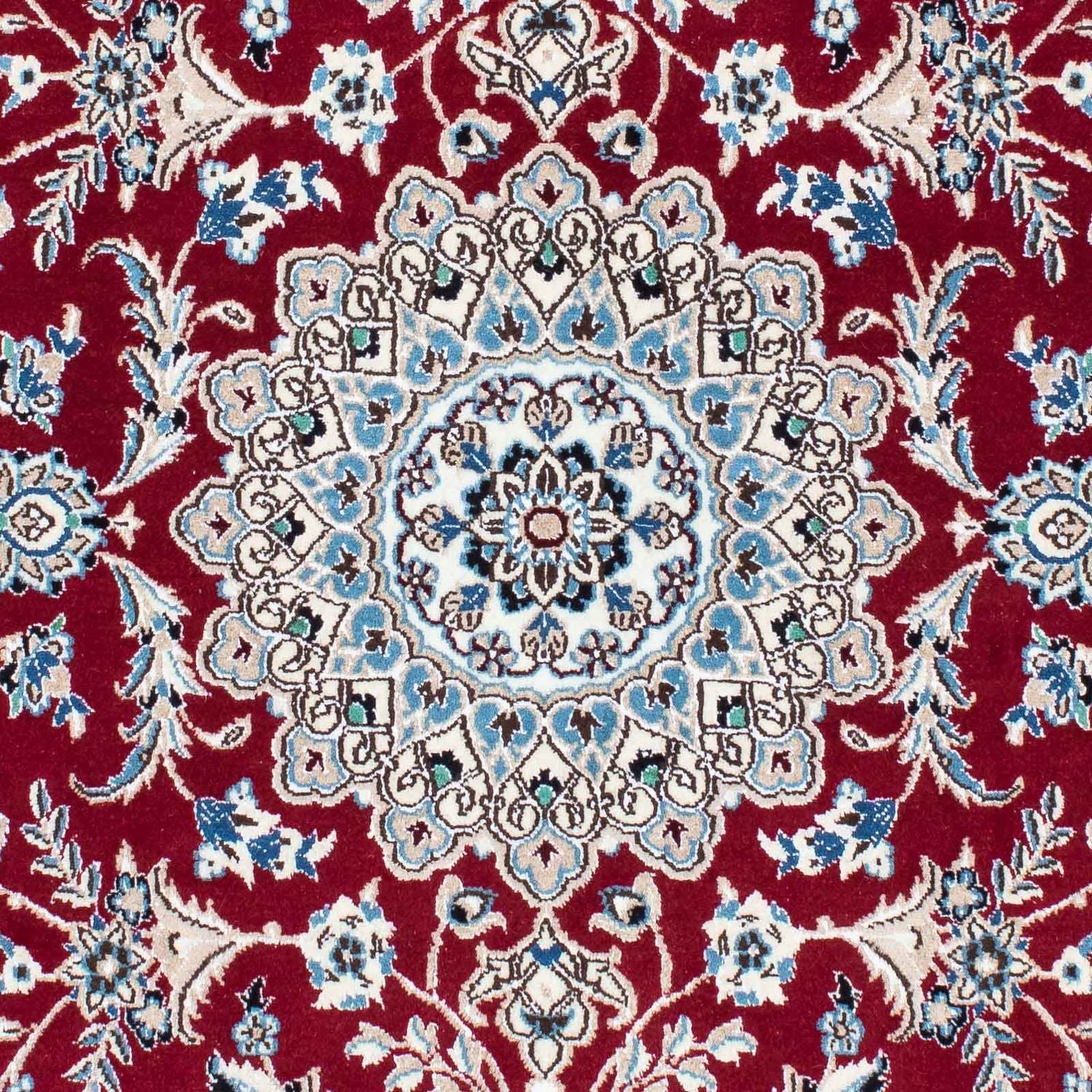 Persisk tæppe - Nain - Royal - 187 x 112 cm - mørkerød