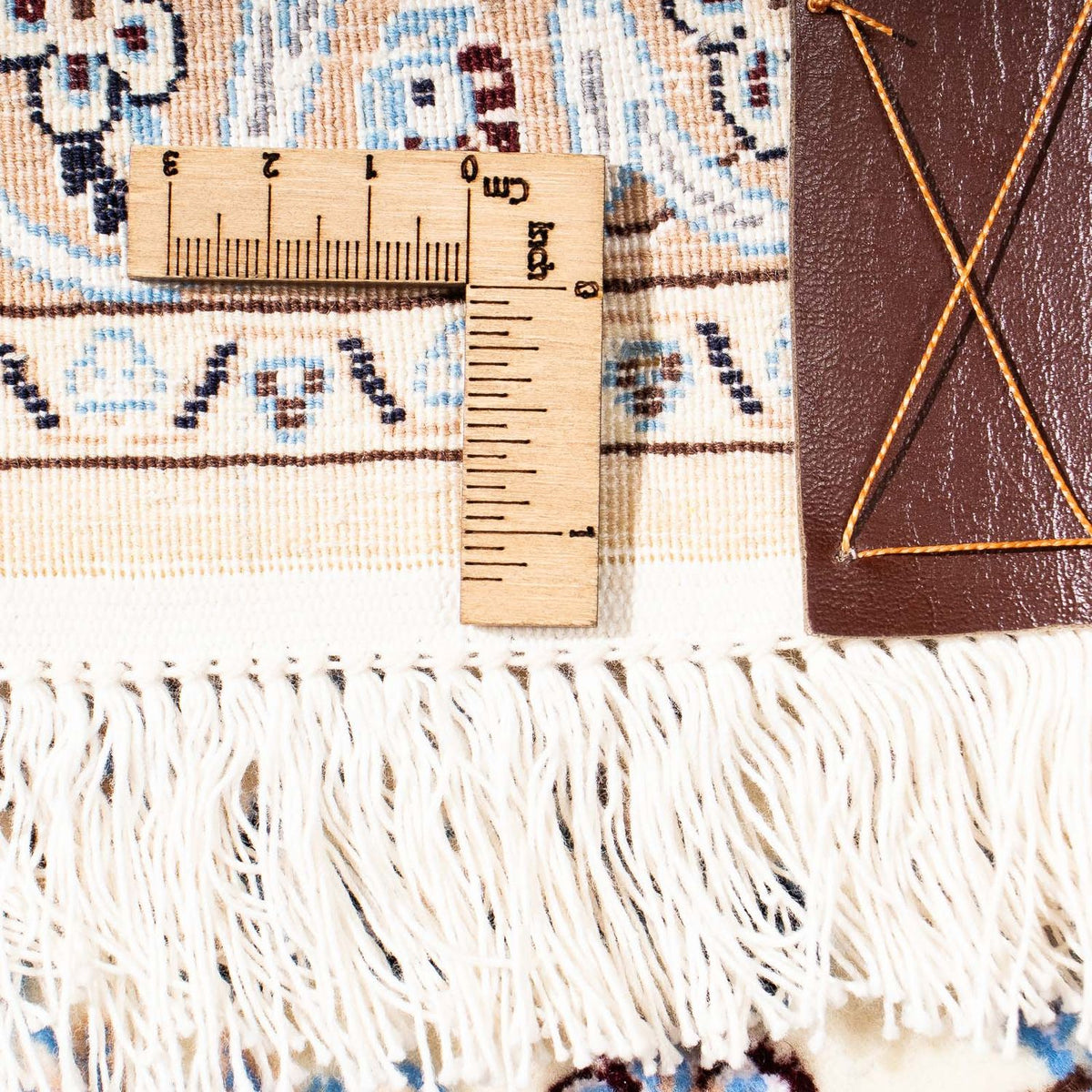 Persisk tæppe - Nain - Premium - 224 x 144 cm - beige