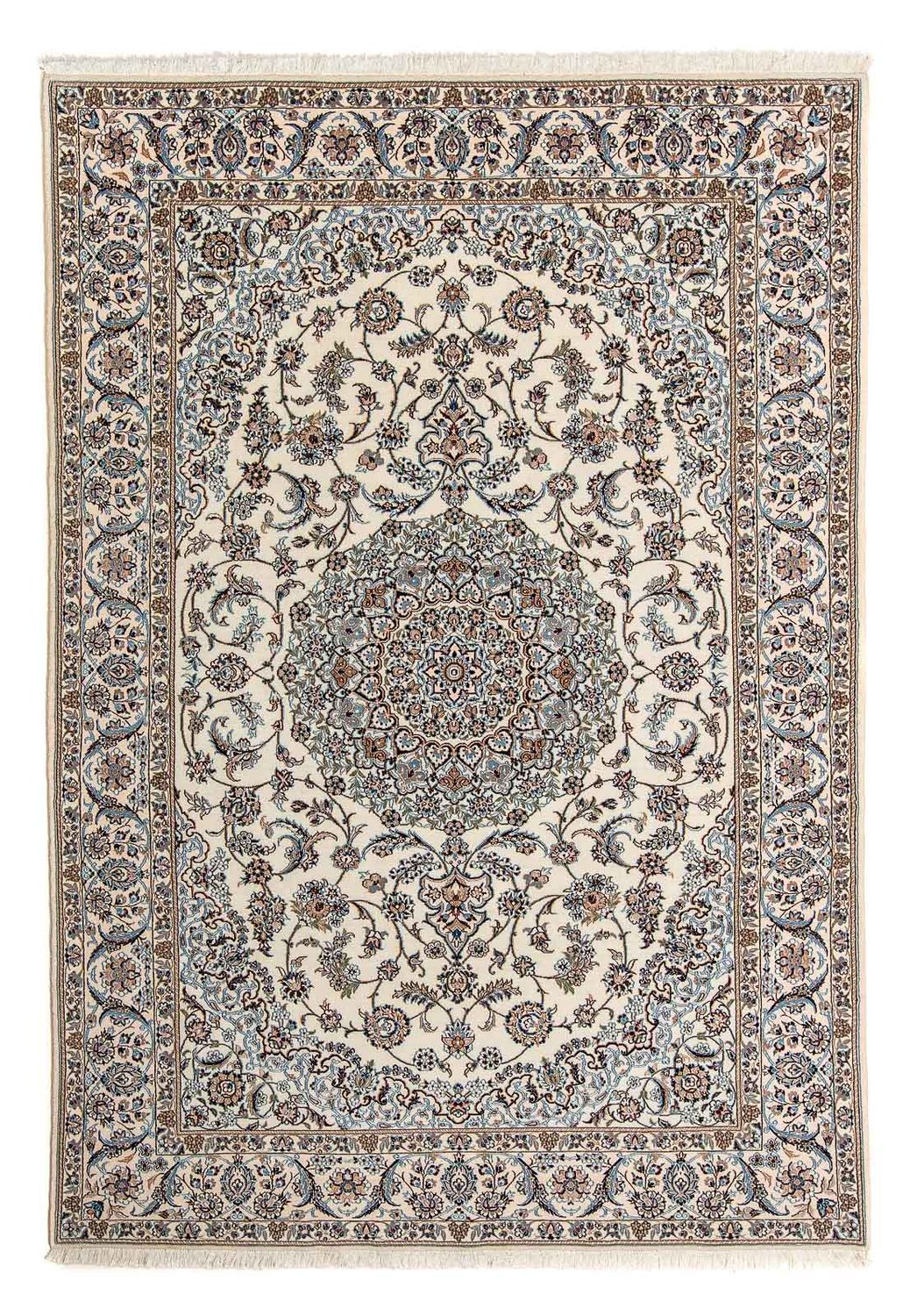 Persisk tæppe - Nain - Premium - 290 x 202 cm - beige