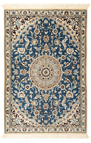 Persisk tæppe - Nain - Royal - 133 x 88 cm - blå