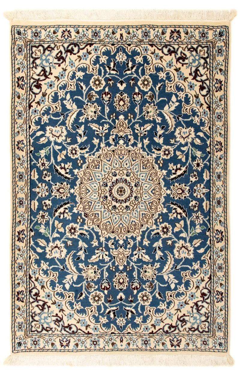 Persisk tæppe - Nain - Royal - 133 x 88 cm - blå