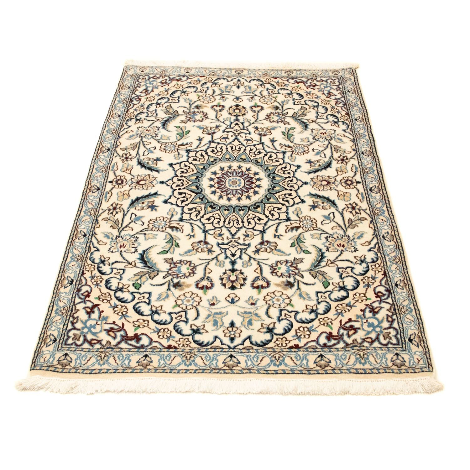 Persisk tæppe - Nain - Royal - 134 x 88 cm - beige