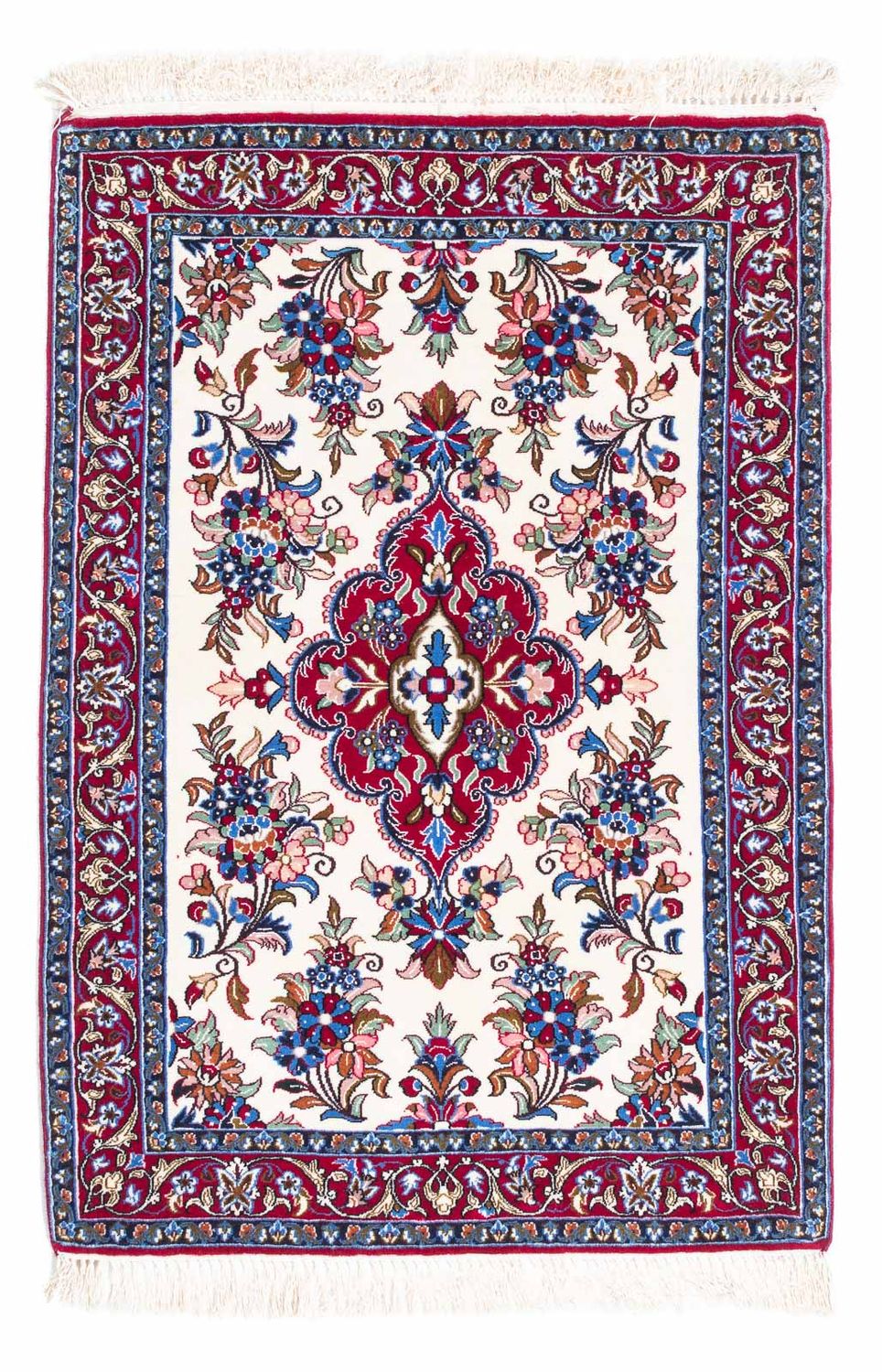 Persisk tæppe - Isfahan - Premium - 107 x 72 cm - beige
