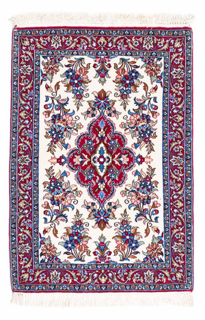 Persisk tæppe - Isfahan - Premium - 107 x 72 cm - beige